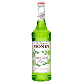 Monin Granny Smith Flavor Apple Syrup, 750 Milliliter -- 12 Case