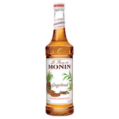 Monin Glass Gingerbread Flavor Syrup, 750 Milliliter -- 12 Case
