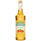 Monin Glass Hazelnut Sugar Free Flavor Syrup, 750 Milliliter -- 12 Case