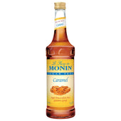 Monin Glass Caramel Sugar Free Flavor Syrup, 750 Milliliter -- 12 Case