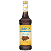 Monin Glass Chocolate Sugar Free Flavor Syrup, 750 Milliliter -- 12 Case