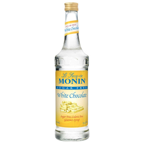 Monin White Chocolate Sugar Free, 750 Milliliter -- 12 Case