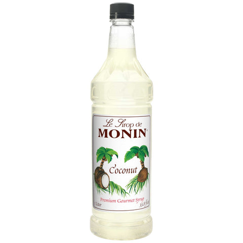 Monin Coconut Flavor Syrup, 1 Liter -- 4 Case
