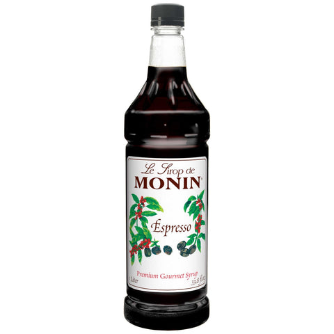 Monin Espresso Flavor Syrup -- 4 Case 1 Liter