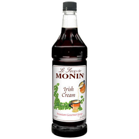 Monin Irish Cream Flavor Syrup, 1 Liter -- 4 Case