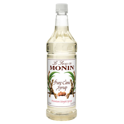 Monin Pure Cane Flavor Syrup, 1 Liter -- 4 per case.
