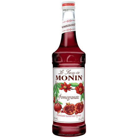 Monin Pomegranate Flavoring Syrup, 750 Milliliter -- 12 per case.