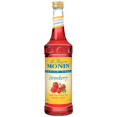 Monin Ofree Strawberry Syrup, 750 Milliliter -- 12 per case.