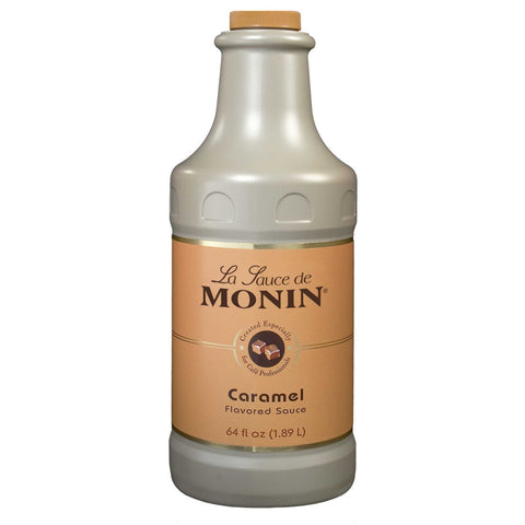Monin Caramel Sauce, 64 Ounce -- 4 per case.