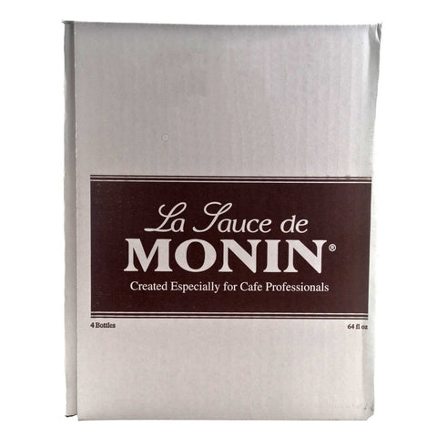 Monin Dark Chocolate Sauce, 64 Ounce -- 4 per case.