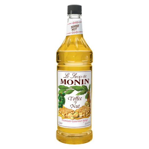 Monin Toffee Nut Syrup, 1 Liter -- 4 per case.