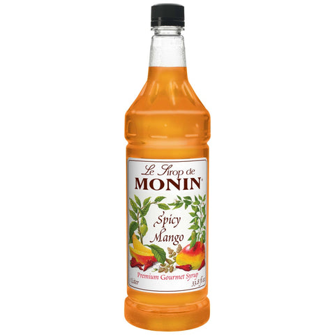 Monin Spicy Mango Syrup, 1 Liter -- 4 per case.
