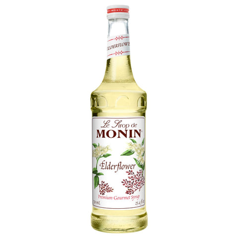 Monin Elderflower Syrup, 750 Milliliter -- 12 per case.
