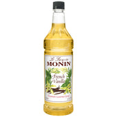 Monin French Vanilla Syrup, 1 Liter -- 4 per case.