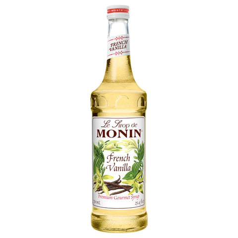 Monin French Vanilla Syrup, 750 Milliliter -- 12 per case.