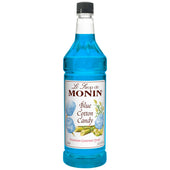 Monin Blue Cotton Candy Syrup, 1 Liter -- 4 per case.