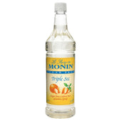 Monin Sugar Free Triple Sec Syrup, 1 Liter -- 4 per case.