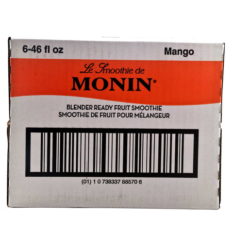 Monin Blender Ready Mango Fruit Smoothie Mix, 46 Ounce -- 6 per case.