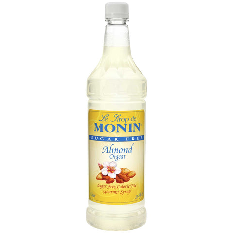 Monin Sugar Free Almond Gourmet Syrup, 1 Liter -- 4 per case.