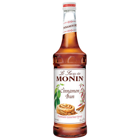 Monin Cinnamon Bun Syrup, 750 Milliliter -- 12 per case.