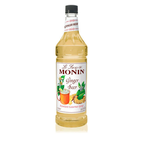Monin Ginger Beer Syrup, 1 Liter -- 4 per case.