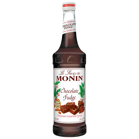 Monin Chocolate Fudge Syrup, 750 Milliliter -- 12 per case.
