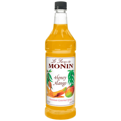 Monin Honey Mango Syrup, 1 Liter -- 4 per case.