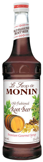 Monin Old Fashioned Root Beer Syrup, 750 Milliliter -- 12 per case