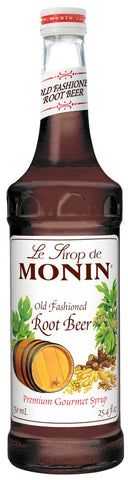 Monin Old Fashioned Root Beer Syrup, 750 Milliliter -- 12 per case