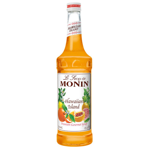 Monin Hawaiian Island Premium Gourmet Syrup, 750 Milliliter -- 12 per case.