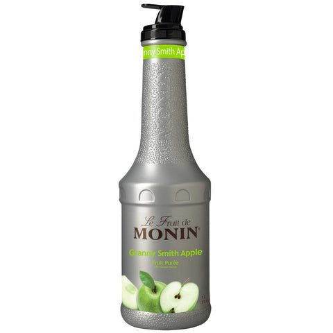 Monin Granny Smith Apple Puree, 1 Liter -- 4 per case.