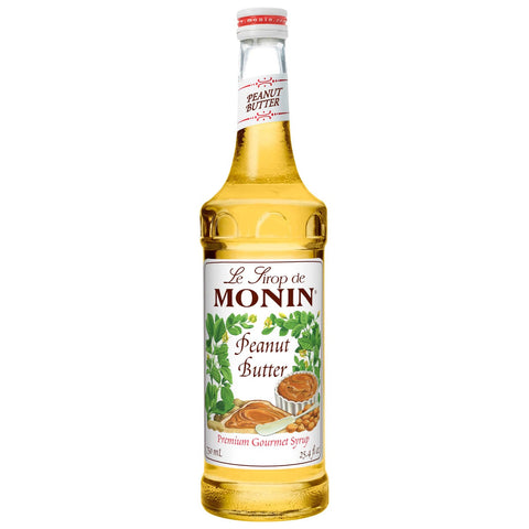 Monin Peanut Butter Premium Gourmet Syrup, 750 Milliliter -- 12 per case.