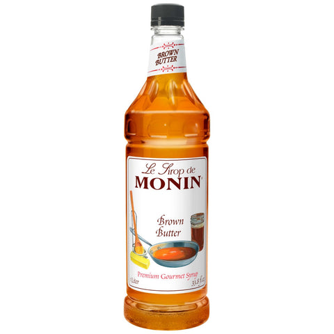 Monin Brown Butter Syrup, 1 Liter -- 4 per case.