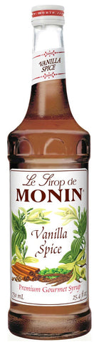 Monin Vanilla Spice Syrup, 1 Liter -- 4 per case.