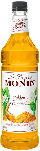 Monin Golden Turmeric Syrup, 1 Liter -- 4 per case.