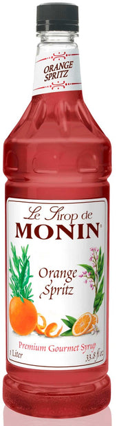 Monin Orange Spritz Gourmet Syrup, 1 Liter -- 4 per case