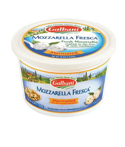 Galbani Fresh Mozzarella Marinated Cheese, 3 Pound -- 2 per case