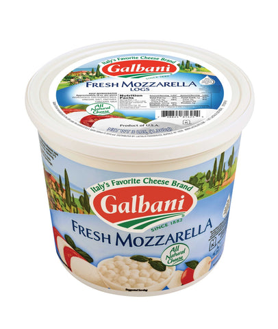 Galbani Fresh Mozzarella Logs, 3 Pound -- 2 per case.