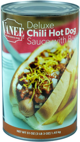 Vanee Chili Hot Dog Sauce, 5 Ounce -- 12 Case