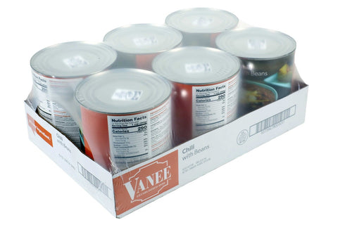 Vanee Chili with Beans - no. 10 can, 6 per case