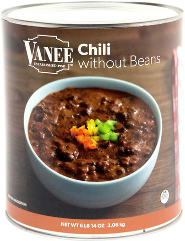 Vanee Chili without Beans - 108 oz. can, 6 per case