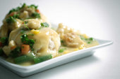 Vanee Foods Dumpling In Chicken Broth, 48 Ounce -- 12 per case.