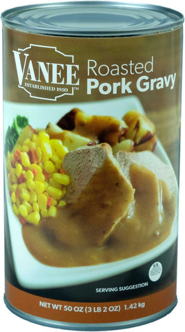 Vanee Roasted Pork Gravy, 50 Ounce -- 12 Case