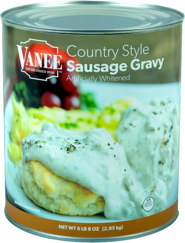 Vanee Entree Country Style Sausage Gravy, 104 Ounce -- 6 Case