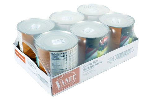Vanee Entree Country Style Sausage Gravy, 104 Ounce -- 6 Case