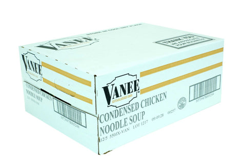 Vanee Condensed Chicken Noodle Soup - 50 oz. can, 12 per case