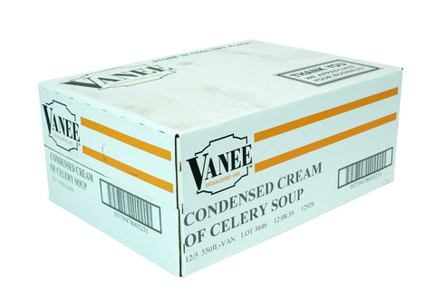 Vanee Foods Condensed Cream of Celery Soup, 50 Ounce -- 12 per case.