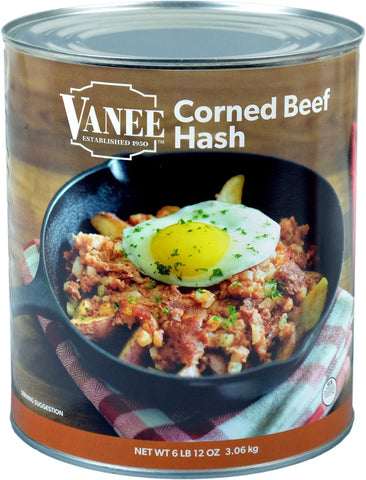 Vanee Corned Beef Hash, 108 Ounce -- 6 Case