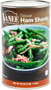 Vanee Ham Shanks with Bacon Fat, 48 Ounce -- 6 per case.