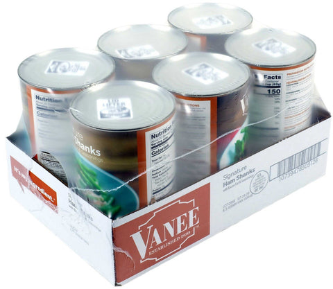 Vanee Ham Shanks with Bacon Fat, 48 Ounce -- 6 per case.